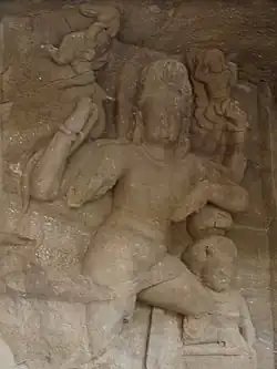 Dvarapala in Elephanta India.