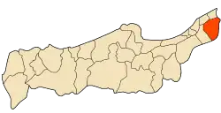 Koléa District highlighted in Tipaza Province