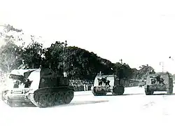 Crusader self-propelled gun of the Argentine Army