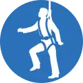 Safety harness must be worn