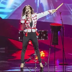 Todorova at the Eurovision Song Contest 2013.