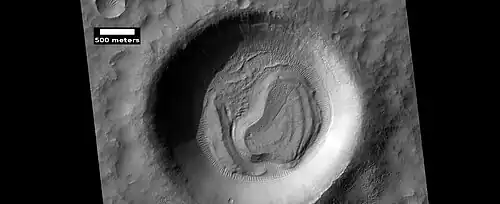 Unnamed crater, 36°&nbsp;S