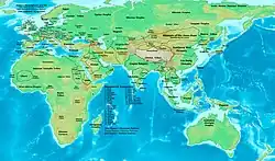 Eastern Hemisphere in CE 486.