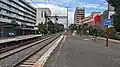 Eastbound view from the east end of Platform 2, August 2024