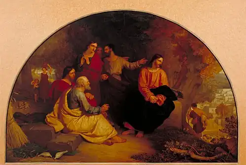 Christ Lamenting over Jerusalem, 1846, one of Eastlake's most popular biblical paintings.