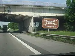 Daussoulx interchange