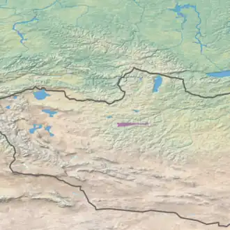 Ecoregion territory (in purple)