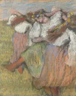 Ukrainian Dancers, c. 1899, pastel and charcoal on paper, 73 × 59&nbsp;cm, The National Gallery, London