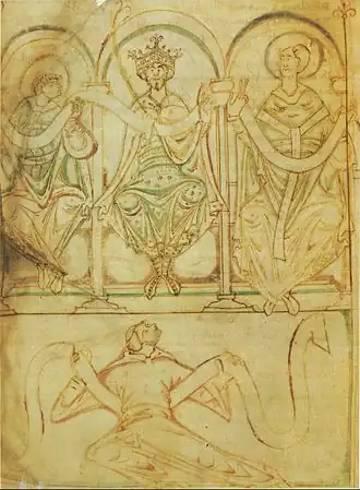 11th century Anglo-Saxon miniature