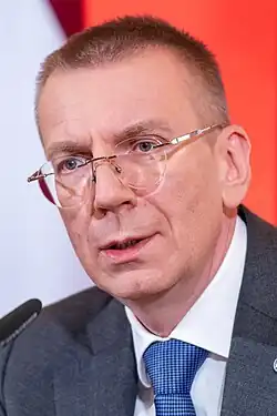 Latvia Edgars Rinkēvičs President of Latvia