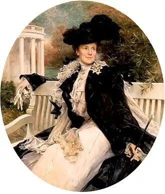 Portrait of Edith Roosevelt by Théobald Chartran, 1902