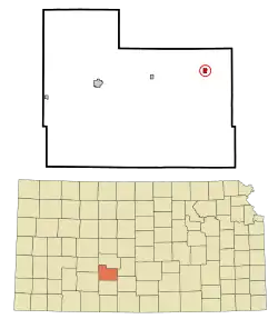 Location within County and Kansas
