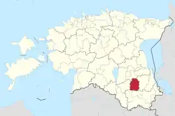 Kanepi Parish within Põlva County