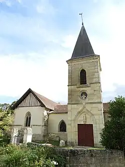 The church in Villotte-devant-Louppy