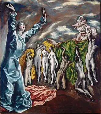 The Vision of Saint John (1608–1614), by El Greco