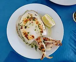 Cuttlefish with lemon (Spain)