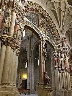 Gothic&nbsp;– Portal of the Ourense Cathedral, Ourense, Spain, unknown architect, first half of the 13th century