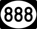 Highway 888 marker