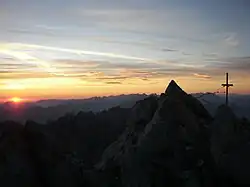 Sunrise at the summit