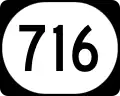 Kentucky Route 716 marker