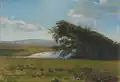 Trehøje ved Mols Bjerge, 1883, oil on canvas