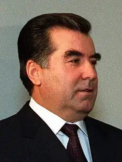 Emomali Rahmon President of Tajikistan[6]