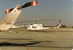 Canadian CH-135 Twin Hueys serving with the Multinational Force and Observers Sinai, Egypt 1989