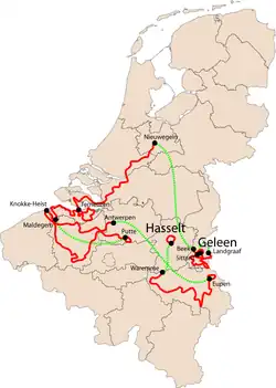 Overview of the stages