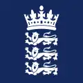 The arms worn by England cricket team, the national football team removed the original crown to distinguish it from the cricket team in 1949.[40]