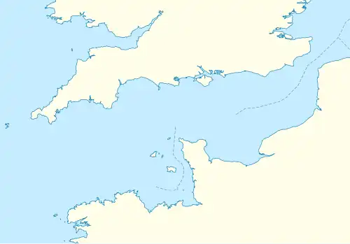 Alderney is located in English Channel