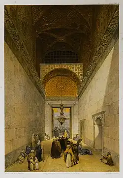 Exonarthex, facing north