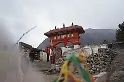 Entrance to the temple area