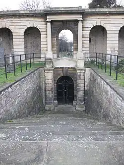 Entry to the catacombs