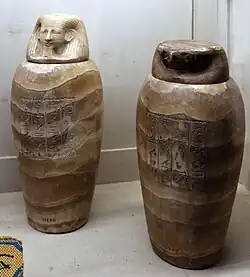 Ptolemaic canopic jars