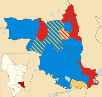 2003 results map