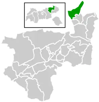 Location within Kufstein district