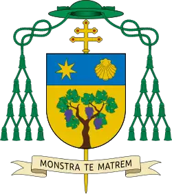Celso Morga Iruzubieta's coat of arms