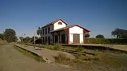 El Soldado train station in the municipality of Villanueva del Duque