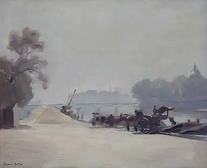 Vue du pont des Arts 1923