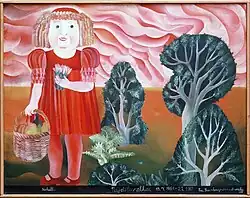 Little Red Riding Hood. Find the Wolf, 1968–1969, oil