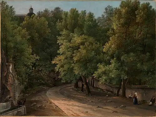 Evelina Stading - From the Park at Palazzo Chigi, Ariccia - NG.M.00183 - National Museum of Art, Architecture and Design