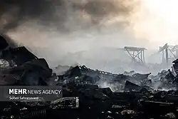 Damage caused by the fires