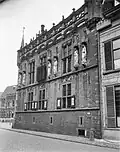 Same view in 1950, Gothic entrance bricked up