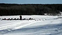 Nordic Rifle Field Shooting in Sweden during the winter in 2012