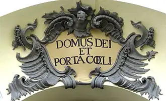 Entryway inscription