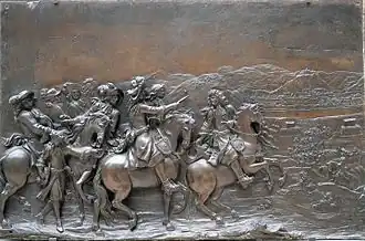 The siege of Besançon, Louvre