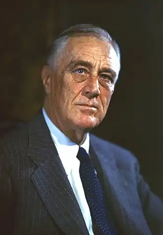 Franklin D. Roosevelt (1941), 32nd president of the United States