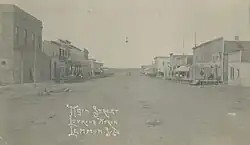Main Street in Lemmon, SD