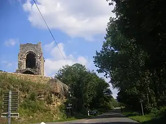 The ruins of the Chapelle St Martin in Camboulit