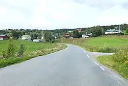 View of the village area